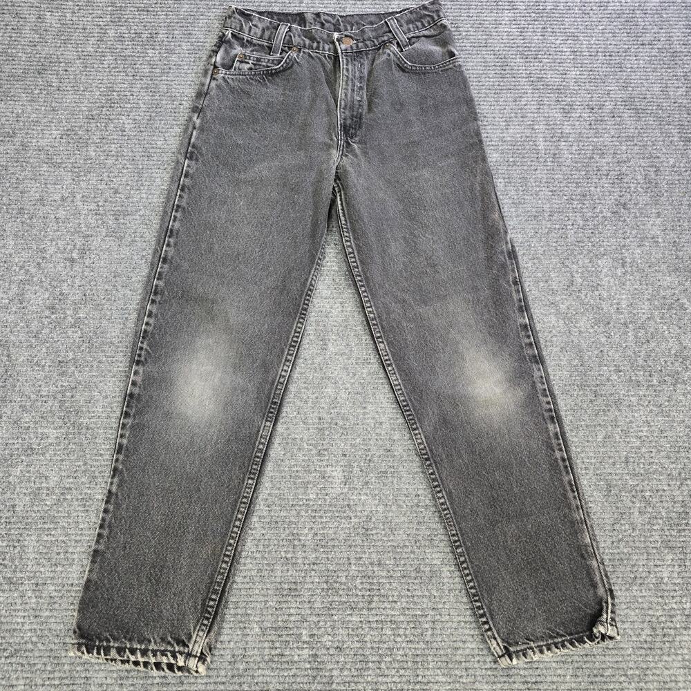 Vintage 1993 Levis 550 Student Jeans Tag 28x28 Actual 26x27 Acid Wash Orange Tab